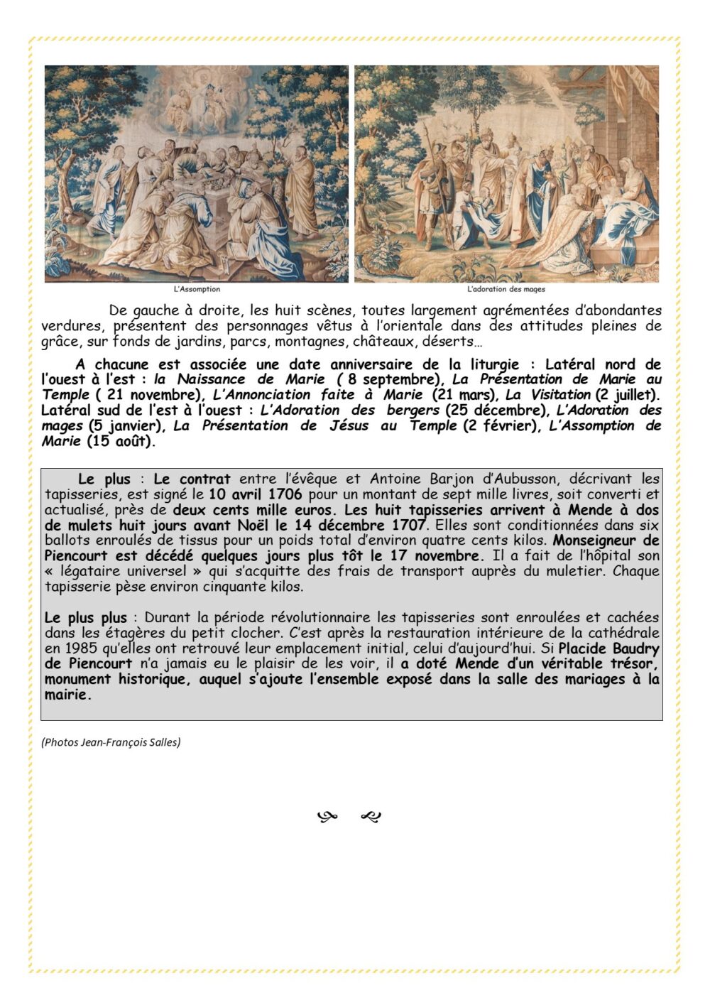 Tapisserie Murale Belge Vintage Coloniale - Société Dans Le Parc - 37 X 19